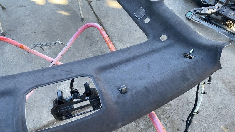 2022-2024 Rivian R1S Roof Headliner Microfiber Suede w/ Panoramic Sunroof Black