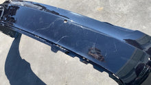 ⭕ 2012-2015 Tesla Model S MS Rear Bumper Cover w/ Park Sensor Holes Black - PBSB