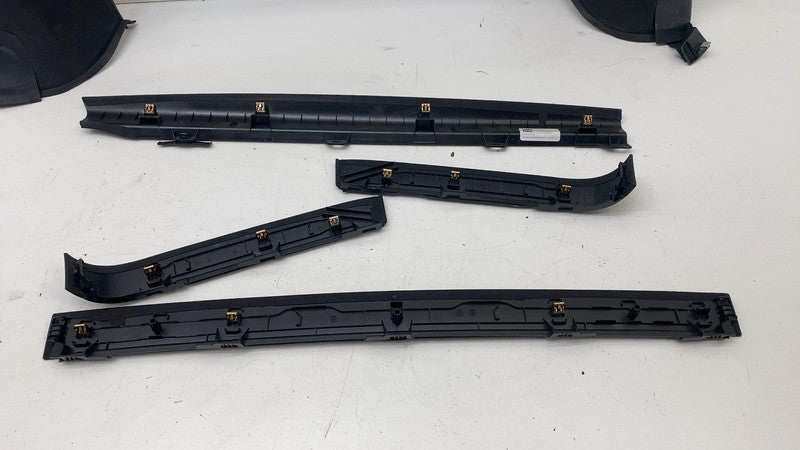 ⭕ 16-20 Tesla Model X Rear Left Falcon Door Upper Trim Cover Panel 105