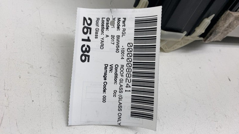 ⭕2017-2020 BMW 540i Sunroof Sun Roof Moonroof Window Glass w/ Motor As