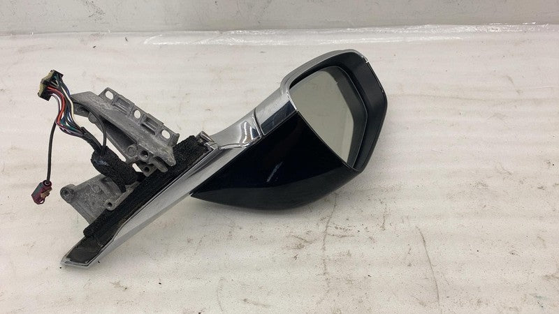 ⭕ 12-15 Model S Driver Side Rear View Door Mirror Left Black - PBSB 60