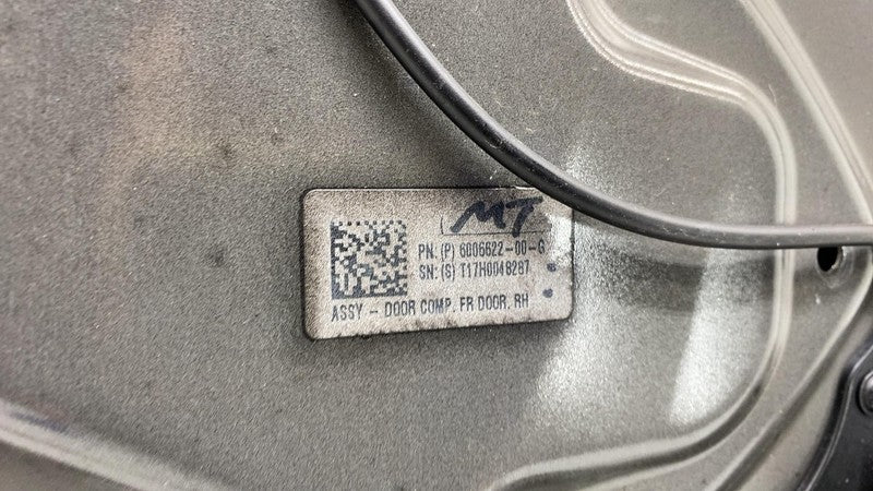 ⭕ 2016-2020 Tesla Model S Front Right Door Panel Shell Black - PBSB 60