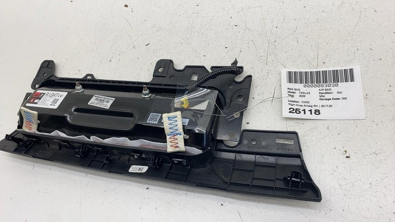 ⭕ 2017-2023 Tesla Model 3 Right Lower Knee Safety Airbag Module RH 107