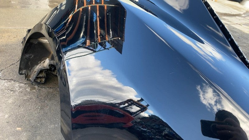 1553757-E0-K 2021-2023 Tesla Model S Rear Left Quarter Panel Structural Cut Out LH Black PBSB