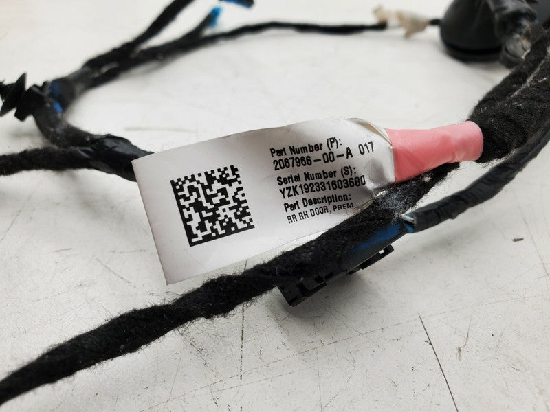 2067966 00 A ⭕ 19-20 Model 3 Rear Passenger Door Wiring Harness Cable Loom Right 2067966-00-A