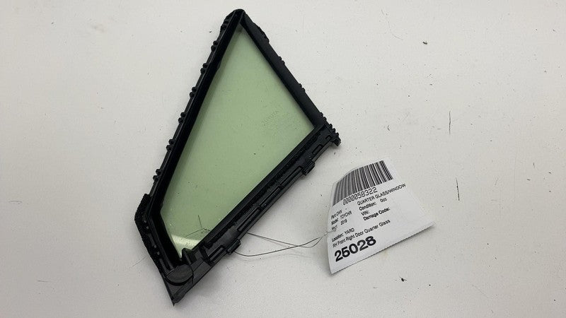 68215 10010 ⭕ 2018-2022 CHR Front Right Door Corner Fixed Quarter Window Glass 68215-10010