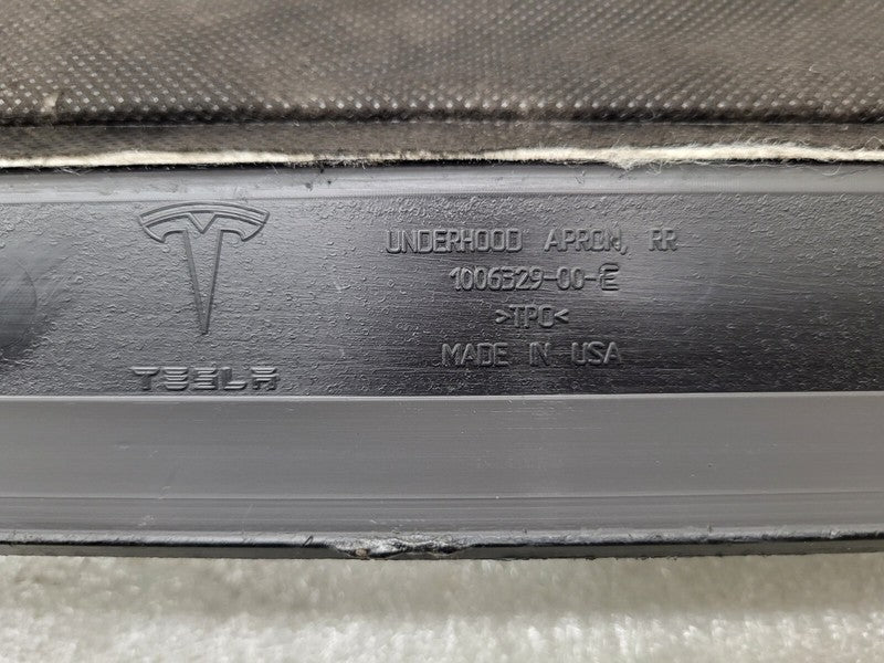 100632900E 12-15 Model S Rear Under Hood Apron Windshield Cowl Vent Cover Trim 1006329-00-E