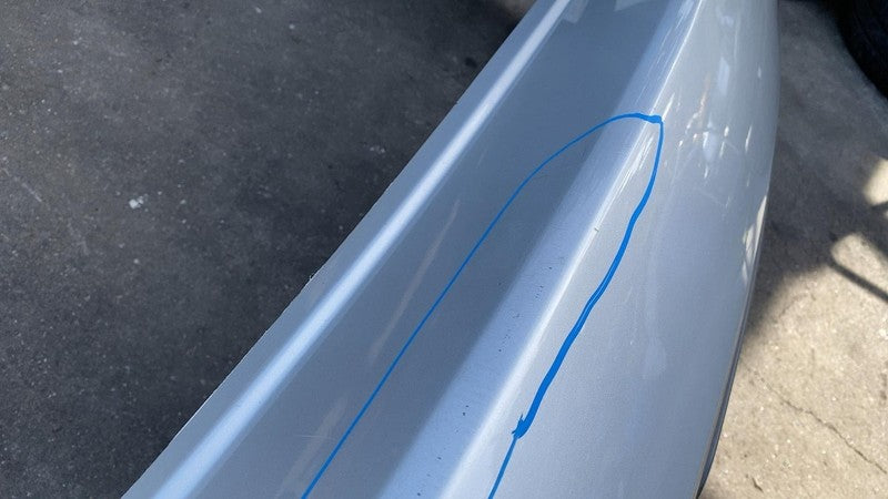 2011-2014 Porsche Cayenne Rear Bumper Fascia Cover w/o Park Assist Sil