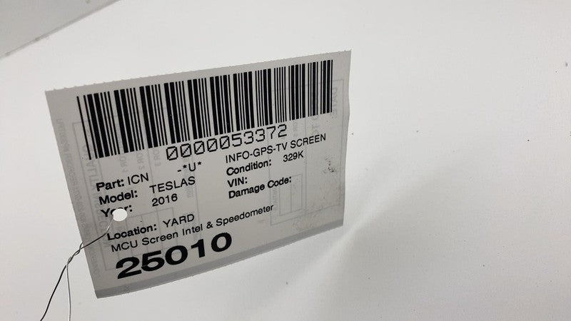 ⭕ 16-20 Model S MS Display Screen MCU Media Control & Speedometer 1140