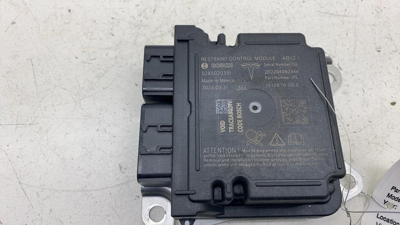 17-25 Model 3 Y Restraint Control Module RCM SRS 1512876-00-E  (Has Cr