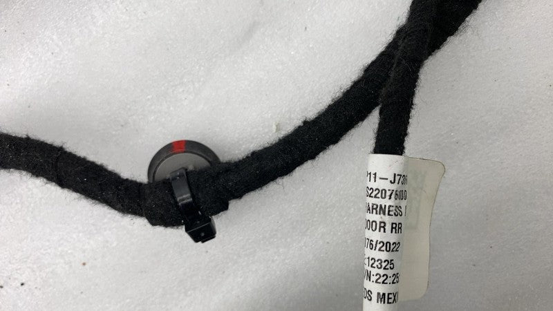 P11 J73600 02 ⭕ 22-24 Lucid Air Grand Touring Rear Door Wire Harness Cable Right P11-J73600-02