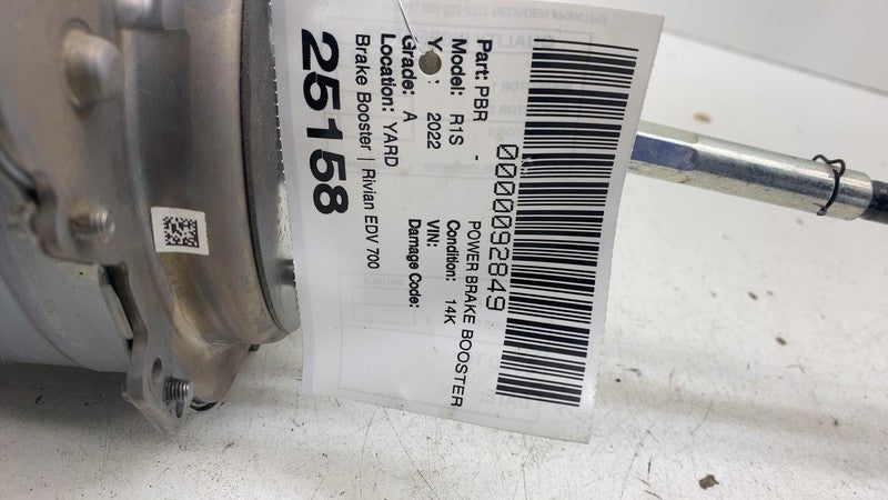 ⭕ 2022 Rivian EDV-700 Power Brake Booster & Master Cylinder w/ Reservo