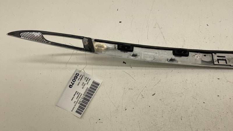 ⭕ 12-15 Tesla Model S Rear Liftgate Trunk Lid Chrome Trim Molding 1025