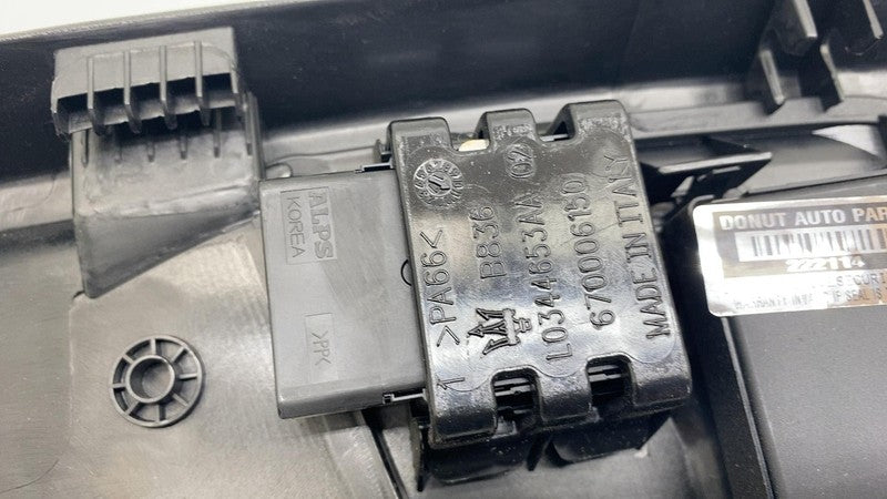 L0334776AA 14-20 Maserati Ghibli Front Left Switch Adjuster Switch w/ Trim Cover L0334776AA