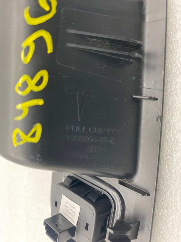 1010327 00 A ⭕ 2012-2020 Tesla Model S Trunk Liftgate Power Pull Cup Opening Switch Trim OEM