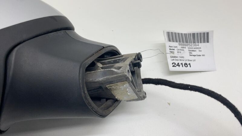 2011-2014 Porsche Cayenne Front Left Exterior Rear View Door Mirror Silver LX7W