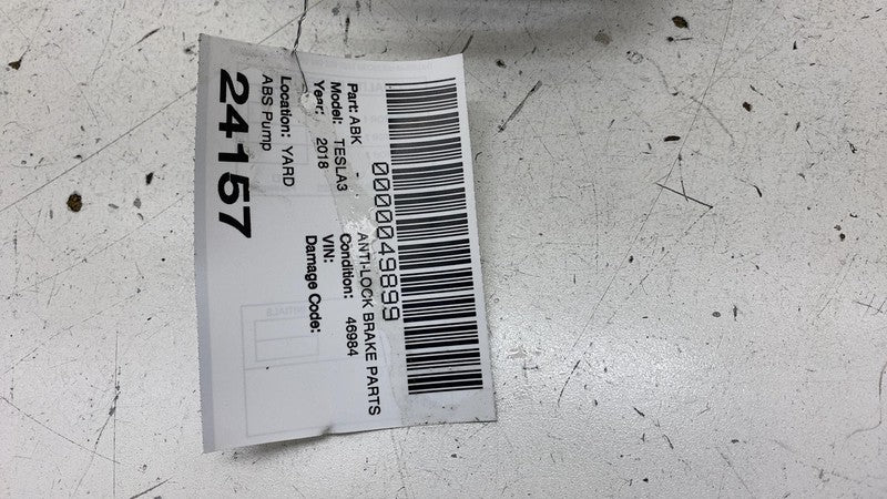 104474500B 2017-2023 Tesla Model 3 M3 Anti-Lock Brake System ABS Pump Module Unit Assembly