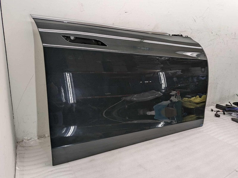 ⭕ 12-15 Tesla Model S Front Passenger Side Door Shell Panel Right Gree
