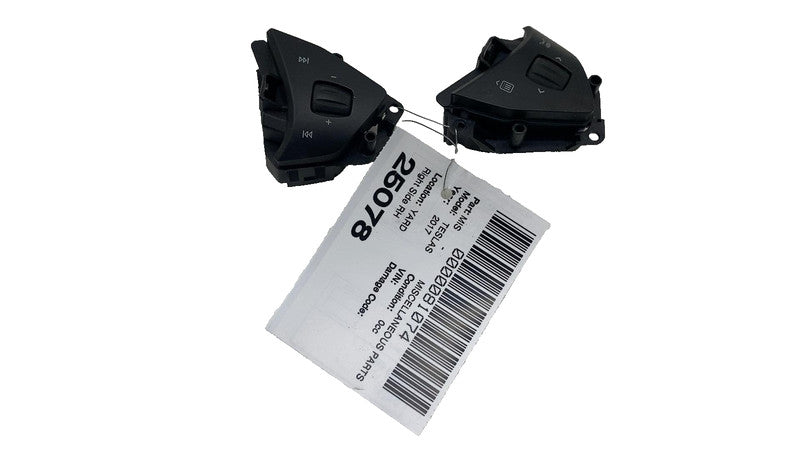 ⭕ 2016-2020 Tesla Model S Steering Wheel Side Control Switch PAIR 1013