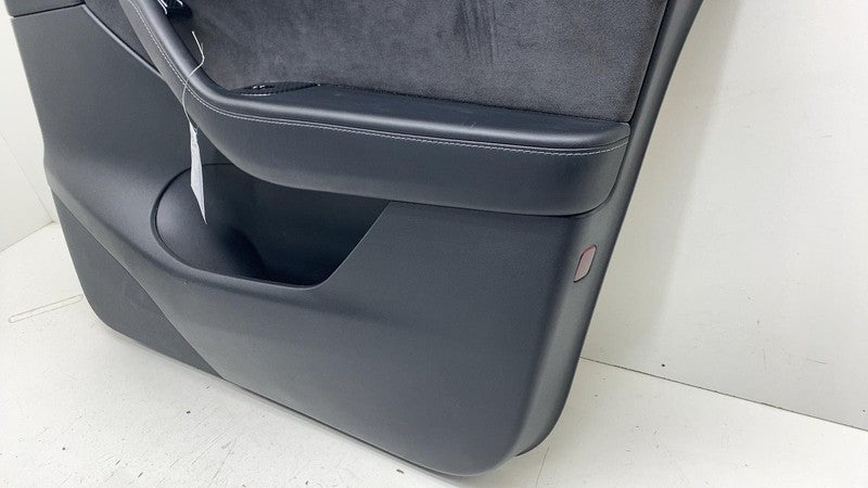 ⭕ 20-21 Tesla Model Y Front Right Door Panel Trim Card Cover Black 149
