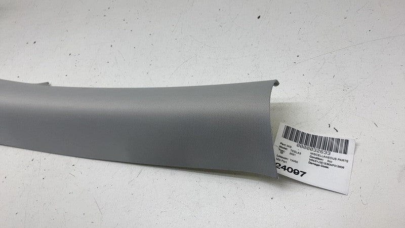 108626901M ⭕ 2017-2022 Tesla Model 3 M3 Passenger Side Rail Trim Cover Right 1086269-01-M