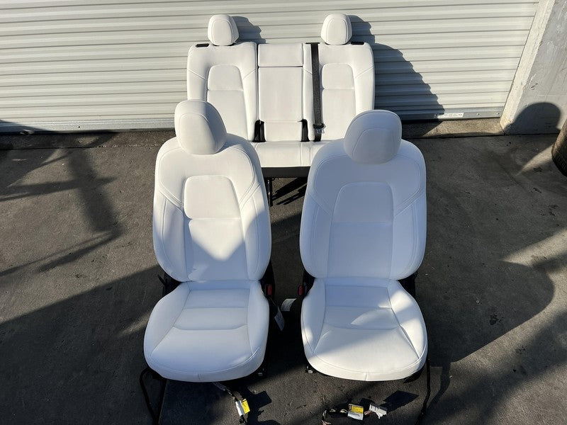 2020-2022 Tesla Model Y Complete Front & Rear Interior Seat Cushion As