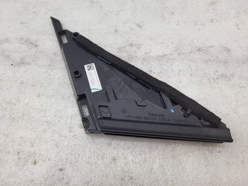 103490999E ⭕16-20 Model X Front Right Door Quarter Applique Corner Glass Cover 1034909-99-E
