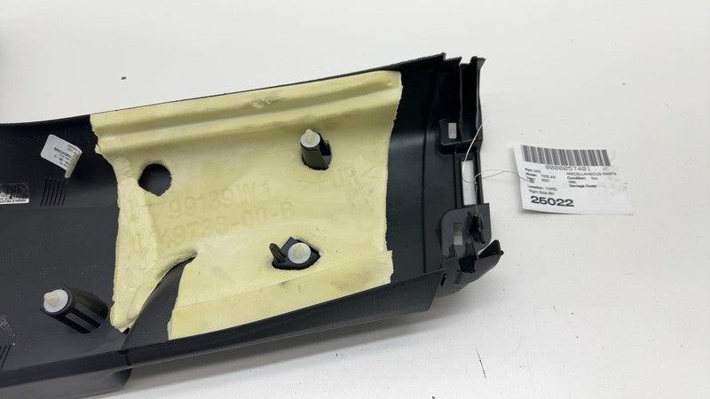 108629900J ⭕ 2017-2023 Tesla Model 3 M3 B-Pillar Lower Trim Cover Panel Right 1086299-00-J