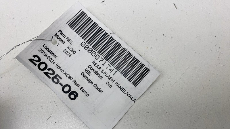 31650122 ⭕ 2019-2024 Volvo XC90 Rear Bumper Lower Valance Panel OEM 31650122