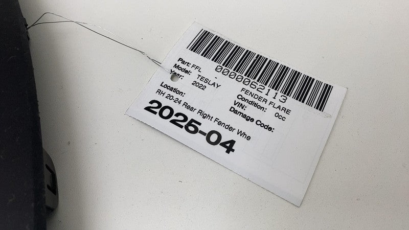 1494188-00-C ⭕ 20-24 Model Y Rear Right Fender Garnish Flare Wheel Arch Molding 1494188-00-C