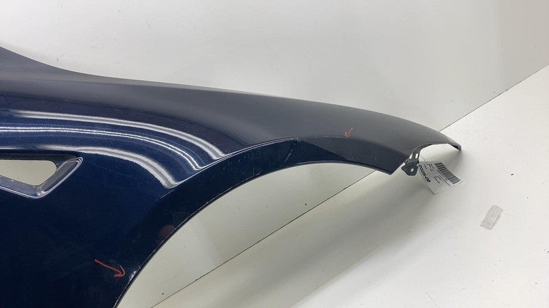 ⭕ 12-20 Tesla Model S Front Passenger Side Fender Shell Panel Right Blue - PMMB