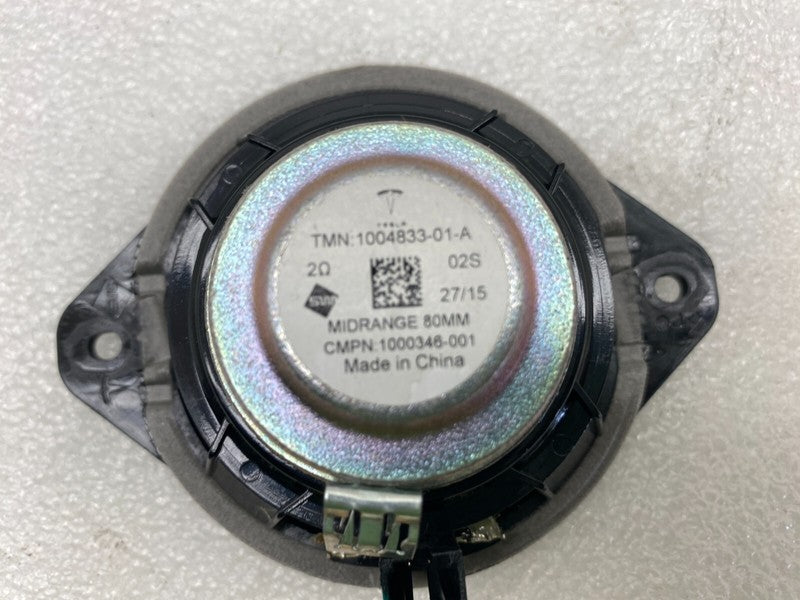 1004833 01 A ⭕2012-2020 Tesla Model S MS X MX Audio Sound Speaker Mid Range 80MM 1004833-01-A