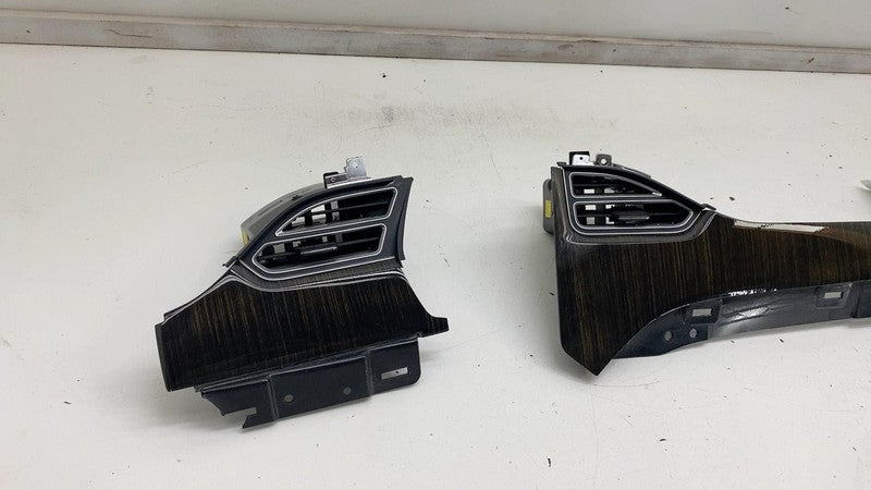 ⭕ 2012-2015 Tesla Model S SET of Dash A/C Air Vent Outlet Dashboard Tr