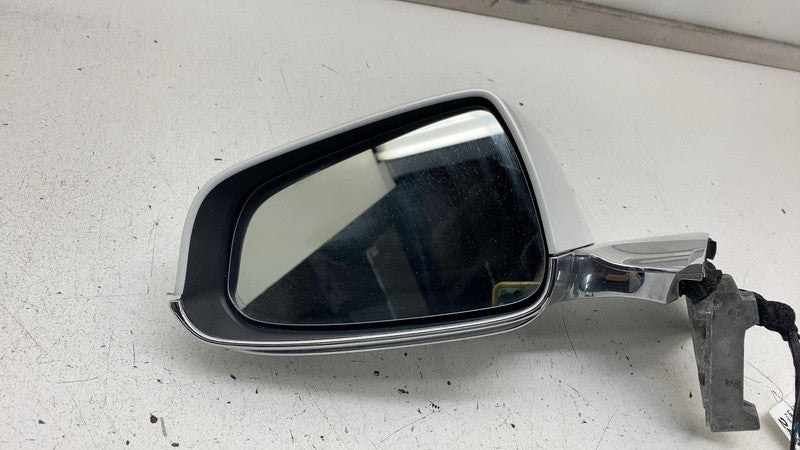 ⭕12-15 Tesla Model S Left Exterior Rear View Door Mirror White PPSW 60
