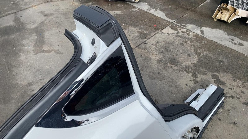 ⭕ 16-20 Tesla Model X Rear Passenger Side Quarter Panel Cutout Right White PPSW