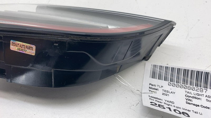 ⭕ 2020-2024 Model Y Rear Right Inner Taillight LED Tail Lamp 4-Pin 150