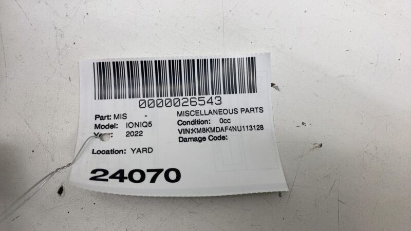 2022-2024 Hyundai Ioniq 5 Battery Coolant Electric Auxiliary Cooling Water Pump