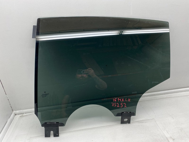 E9 43R-004553 ⭕ 2016-2020 Tesla Model X MX Rear Driver Side Door Window Glass Left LH Assembly