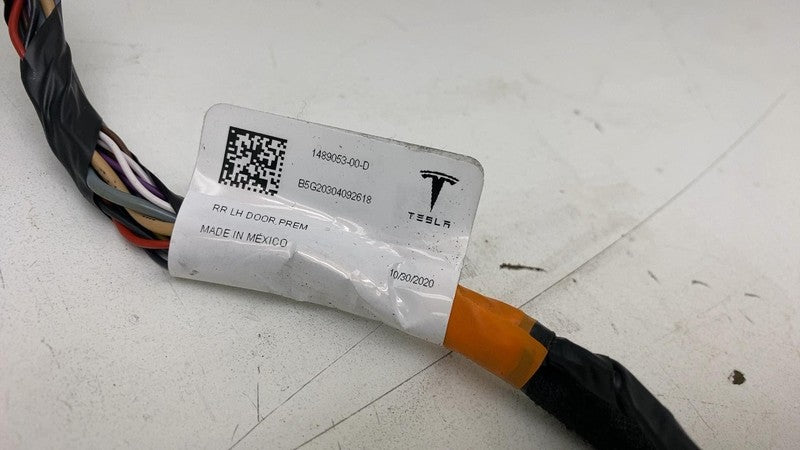 ⭕20-23 Model Y Rear Driver Side Door Wiring Harness Cable Wire Left 14