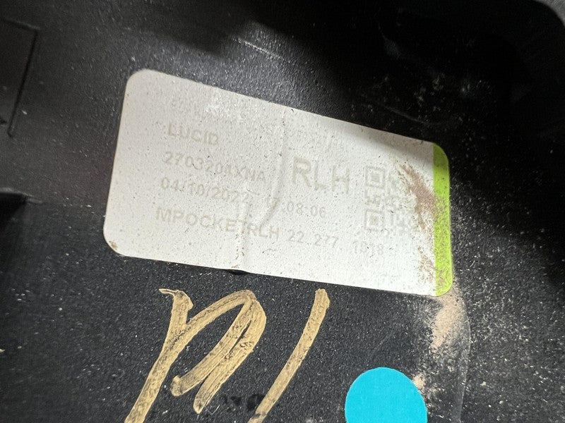 P11-NDC1B4-10 ⭕ 22-24 Lucid Air Grand Touring Rear Door Panel Trim Card Left LH P11-NDC1B4-10