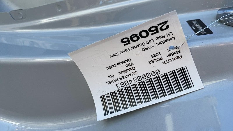 ⭕ 2022-2024 Polestar 2 Rear Left Quarter Panel Structural Cutout LH Silver - 729