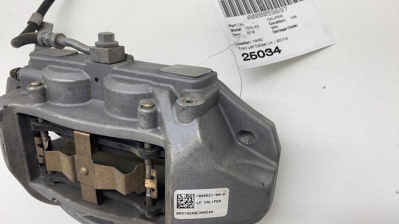 1044621-00-D ⭕ 2017-2023 Tesla Model 3 Front Left Caliper w/ Brake Hose Line LH 1044621-00-D