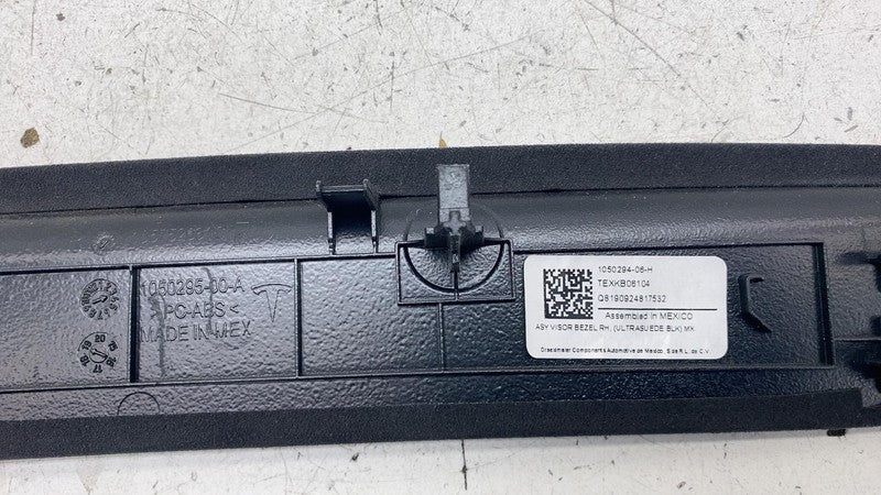⭕ 16-25 Model X MX Front Passenger Windshield Sun Visor Bezel Right 10
