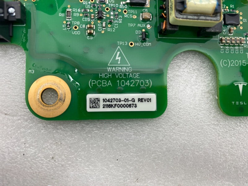 ⭕ 12-20 Model S PCBA High Voltage Battery Standby Supply Board Unit 10