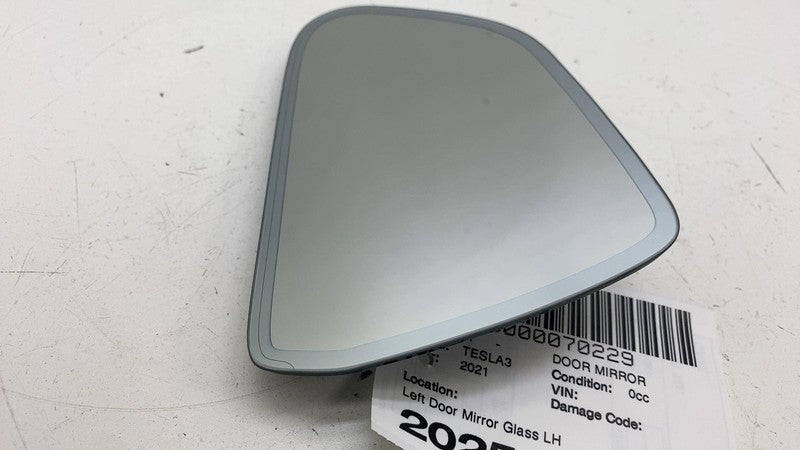 ⭕ 2017-2023 Tesla Model 3 Driver Side Exterior Rear View Door Mirror Glass Left