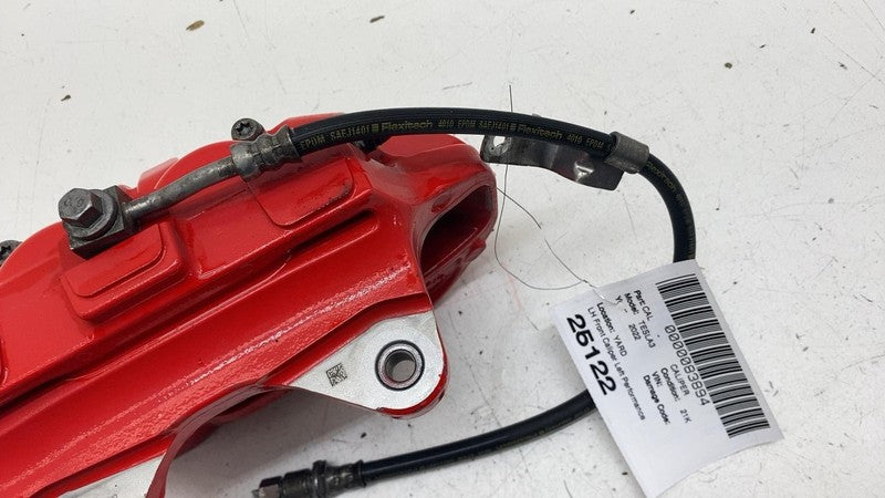 ⭕17-23 Model 3 Front Driver Side Performance Brake Caliper Red Left 10