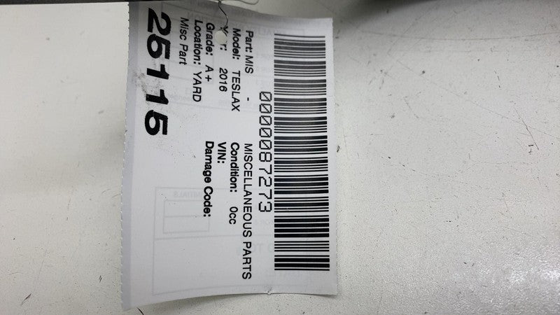 ⭕ 2016-2023 Tesla Model X Rear Left & Right 2Row Monopost Seat Trim 10