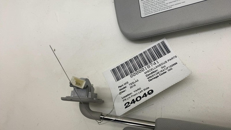 ⭕ 17-22 Tesla Model 3 Front Left & Right Windshield Sun Visor Sunvisor