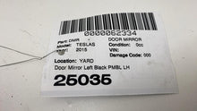 ⭕ 12-15 Model S Front Left Exterior View Door Mirror Black - PMBL 1041317-00-A