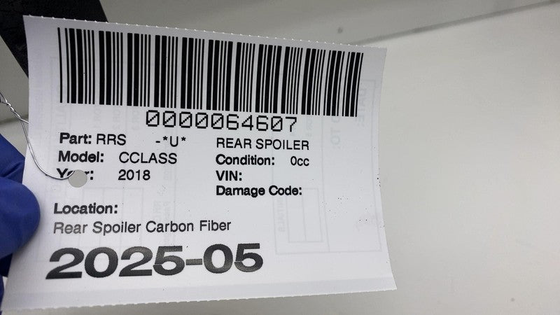 ⭕ 2018 Mercedes-Benz C-Class Rear Trunk Racing Spoiler Carbon Fiber OE